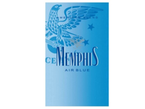 AMERICAN BLEND CE MEMPHIS AIR BLUE Logo (EUIPO, 01/26/2012)