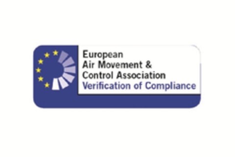 EUROPEAN AIR MOVEMENT & CONTROL ASSOCIATION VERIFICATION OF COMPLIANCE Logo (EUIPO, 11/21/2012)