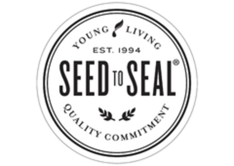 YOUNG LIVING EST. 1994 SEED TO SEAL QUALITY COMMITMENT Logo (EUIPO, 16.10.2014)