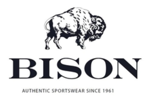 BISON AUTHENTIC SPORTSWEAR SINCE 1961 Logo (EUIPO, 05.03.2015)