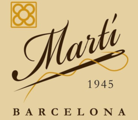 MARTÍ BARCELONA 1945 Logo (EUIPO, 06.11.2015)