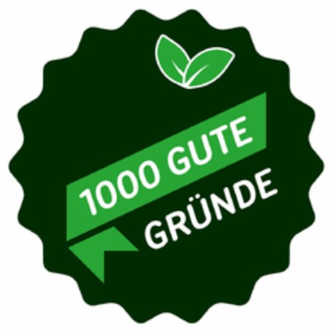 1000 GUTE GRÜNDE Logo (EUIPO, 13.06.2016)