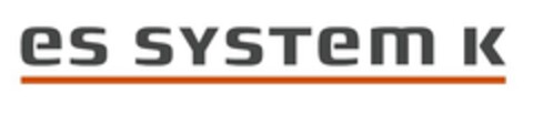 es system k Logo (EUIPO, 02/21/2018)