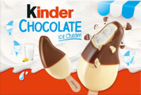 KINDER CHOCOLATE ICE CREAM Logo (EUIPO, 18.08.2022)