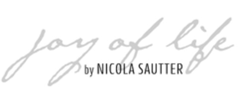 Joy of life by NICOLA SAUTTER Logo (EUIPO, 19.07.2023)
