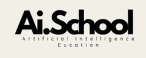 Ai.School Artificial Intelligence Eucation Logo (EUIPO, 13.11.2023)