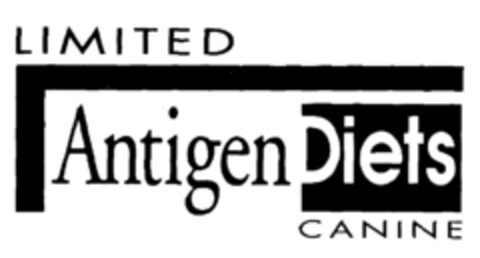 LIMITED Antigen Diets CANINE Logo (EUIPO, 04/01/1996)