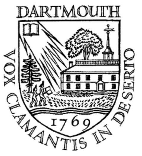 DARTMOUTH VOX CLAMANTIS IN DESERTO 1769 Logo (EUIPO, 02/25/1999)