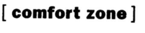 comfort zone Logo (EUIPO, 24.03.2000)