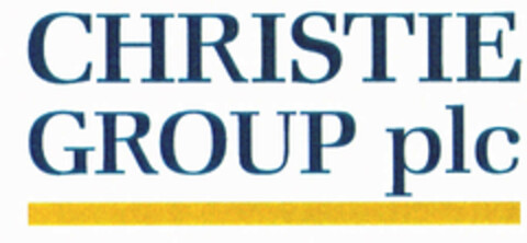 CHRISTIE GROUP plc Logo (EUIPO, 08/09/2000)