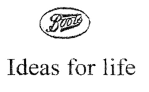 Boots Ideas for life Logo (EUIPO, 08/17/2001)