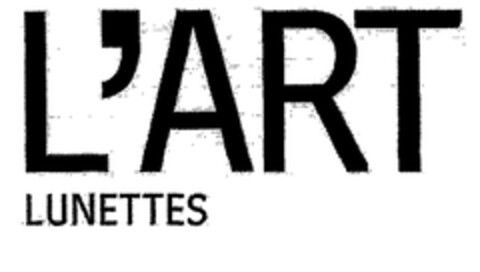 L'ART LUNETTES Logo (EUIPO, 29.04.2004)