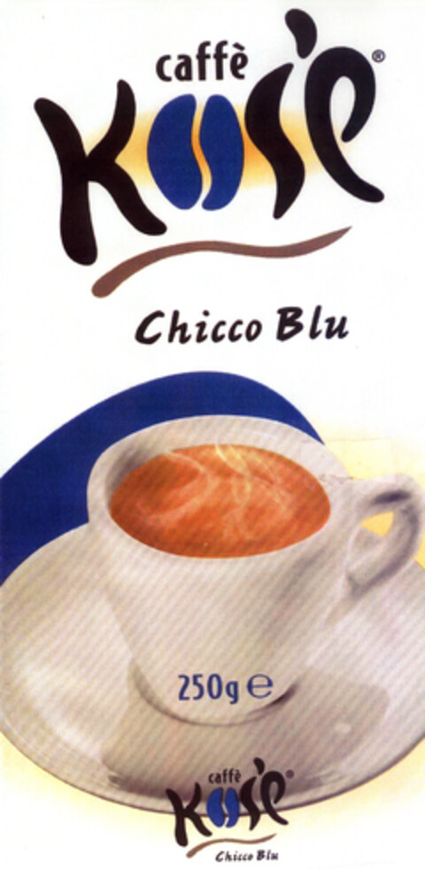 caffè Kosè Chicco Blu Logo (EUIPO, 09/23/2004)