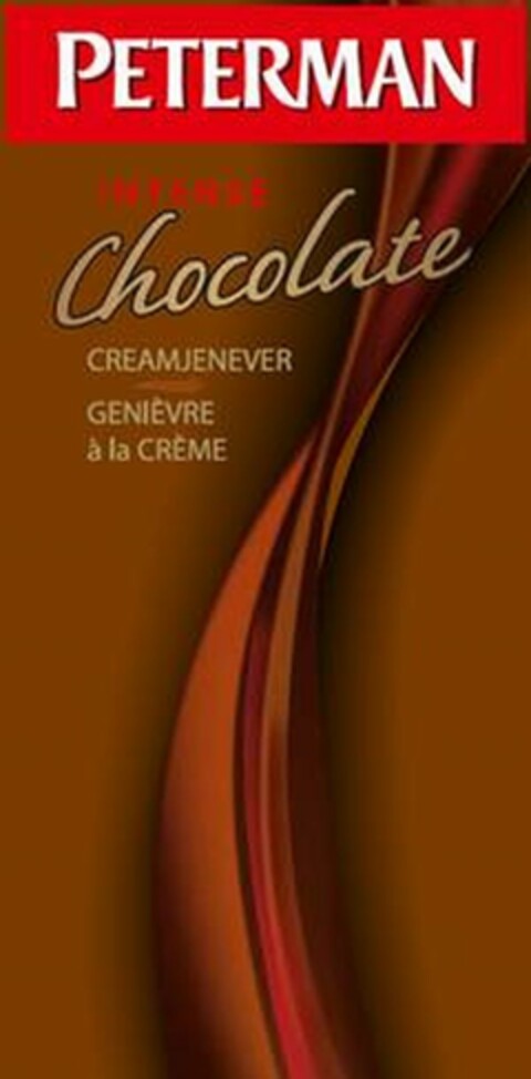 PETERMAN INTENSE Chocolate CREAMJENEVER GENIÈVRE à la CRÈME Logo (EUIPO, 10/22/2008)