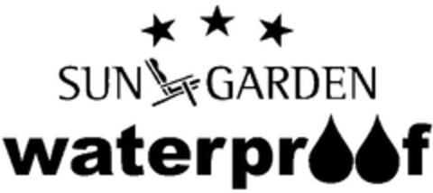 SUN GARDEN waterproof Logo (EUIPO, 14.06.2011)