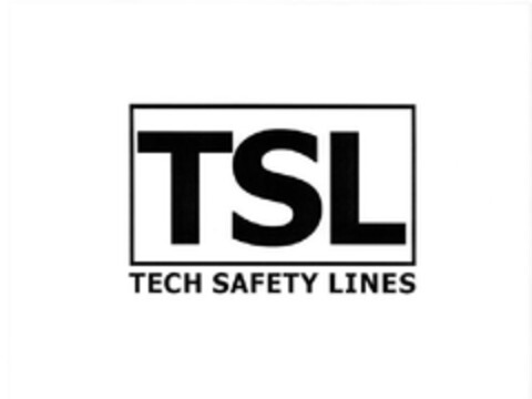 TSL TECH SAFETY LINES Logo (EUIPO, 01.10.2013)