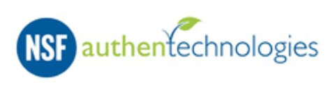 NSF AUTHENTECHNOLOGIES Logo (EUIPO, 18.01.2016)