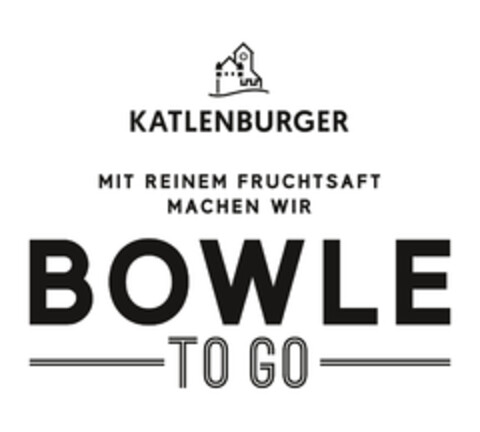 KATLENBURGER MIT REINEM FRUCHTSAFT MACHEN WIR BOWLE TO GO Logo (EUIPO, 06/19/2018)