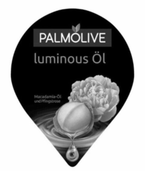 PALMOLIVE LUMINOUS ÖL Macadamia-Öl und Pfingstrose Logo (EUIPO, 09.07.2018)