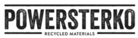 POWERSTERKO RECYCLED MATERIALS Logo (EUIPO, 11/18/2019)