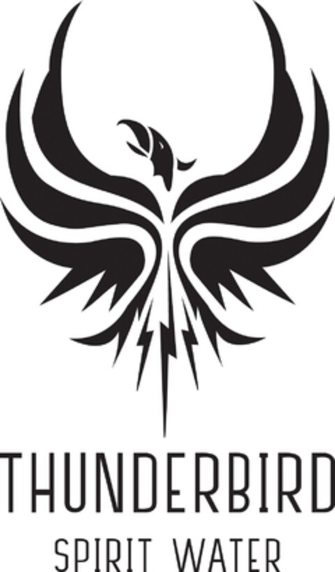 THUNDERBIRD SPIRIT WATER Logo (EUIPO, 02/07/2020)