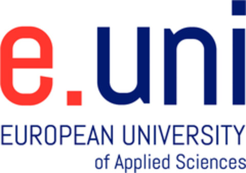 e.uni EUROPEAN UNIVERSITY of Applied Sciences Logo (EUIPO, 07.04.2020)