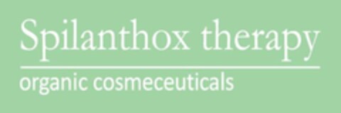 Spilanthox therapy organic cosmeceuticals Logo (EUIPO, 01/28/2021)