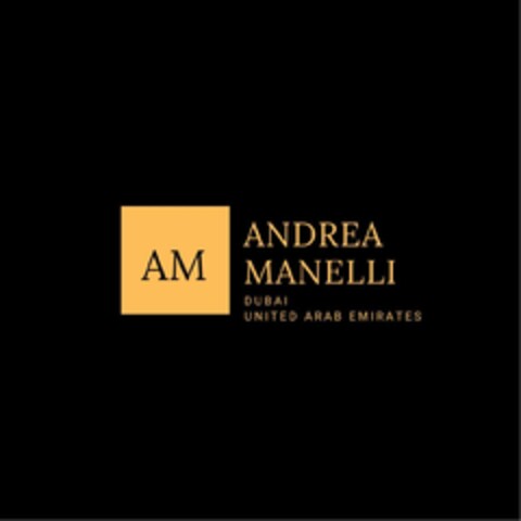 ANDREA AM MANELLI DUBAI UNITED ARAB EMIRATES Logo (EUIPO, 22.06.2022)