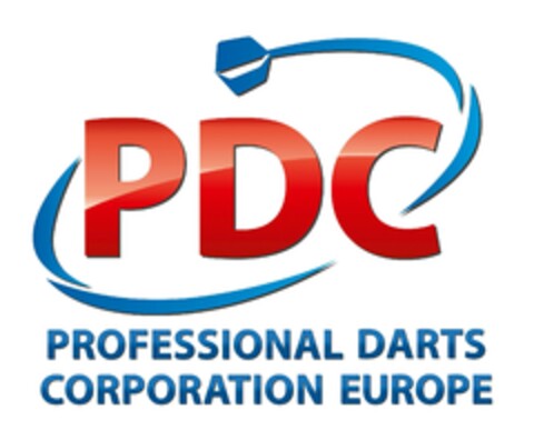 PDC PROFESSIONAL DARTS CORPORATION EUROPE Logo (EUIPO, 14.03.2023)