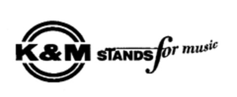 K&M STANDS for music Logo (EUIPO, 10.04.2000)