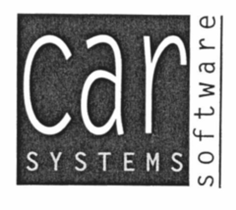 car SYSTEMS software Logo (EUIPO, 07/27/2001)