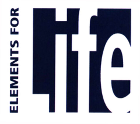 ELEMENTS FOR Life Logo (EUIPO, 24.01.2003)