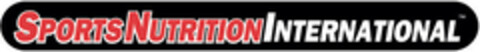 SPORTS NUTRITION INTERNATIONAL Logo (EUIPO, 16.11.2006)