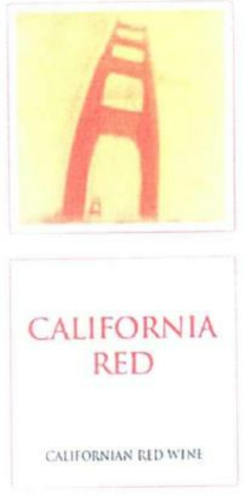 CALIFORNIA RED CALIFORNIAN REDWINE Logo (EUIPO, 12.01.2007)