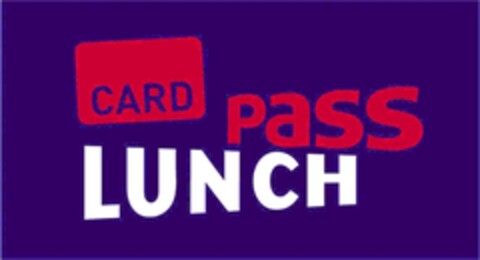 CARD pass LUNCH Logo (EUIPO, 06.06.2008)