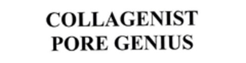 COLLAGENIST PORE GENIUS Logo (EUIPO, 08/19/2008)