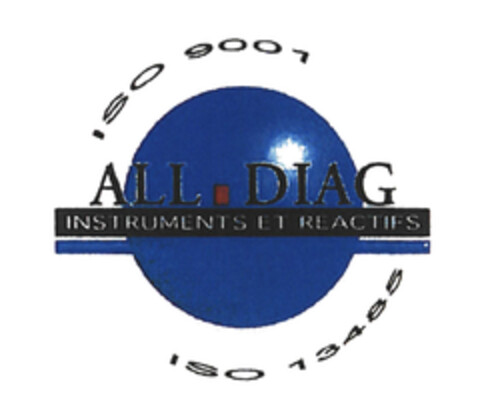 ISO 9001 ALL.DIAG INSTRUMENTS ET REACTIFS ISO 73485 Logo (EUIPO, 11.06.2009)