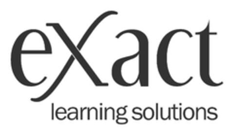 eXact learning solutions Logo (EUIPO, 08.07.2010)