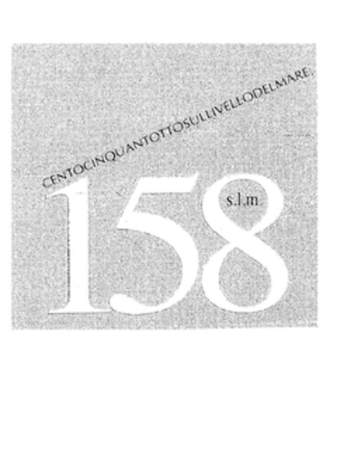 158 s.l.m. Logo (EUIPO, 08.07.2010)