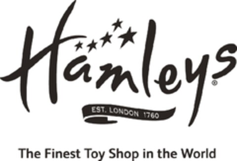 Hamleys EST. LONDON 1760 The Finest Toy Shop in the World Logo (EUIPO, 29.09.2011)