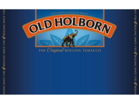 OLD HOLBORN THE ORIGINAL ROLLING TOBACCO Logo (EUIPO, 09/10/2013)