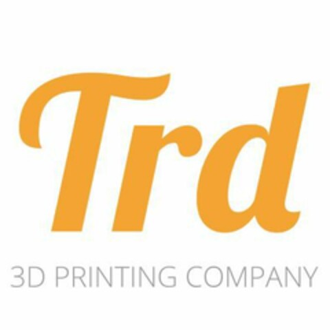 TRD 3D PRINTING COMPANY Logo (EUIPO, 02.06.2017)