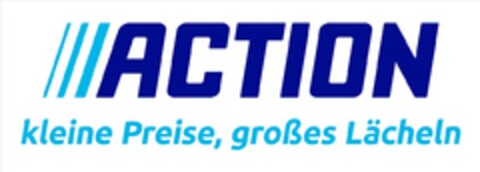 ACTION kleine Preise, großes Lächeln Logo (EUIPO, 02.08.2017)