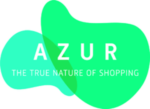 AZUR THE TRUE NATURE OF SHOPPING Logo (EUIPO, 04.07.2018)