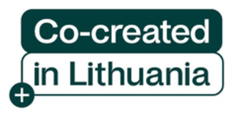 Co-created in Lithuania + Logo (EUIPO, 15.12.2021)