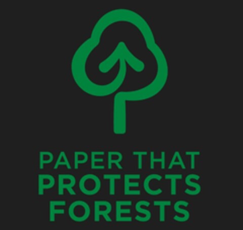 PAPER THAT PROTECTS FORESTS Logo (EUIPO, 10/24/2022)