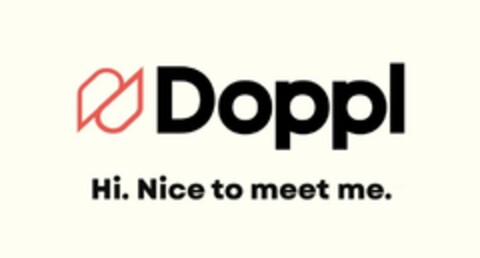 Doppl Hi. Nice to meet me. Logo (EUIPO, 06/22/2023)