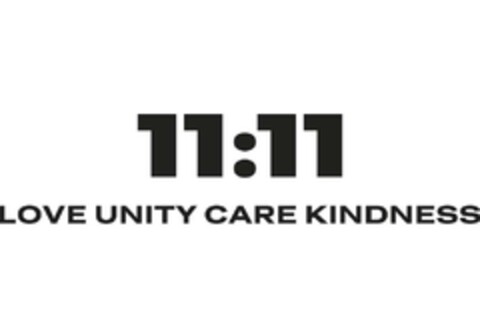 11:11 LOVE UNITY CARE KINDNESS Logo (EUIPO, 26.01.2024)