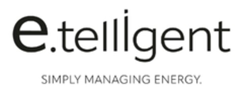 e.telligent SIMPLY MANAGING ENERGY. Logo (EUIPO, 31.01.2024)