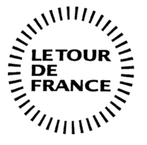 LE TOUR DE FRANCE Logo (EUIPO, 11/13/1996)